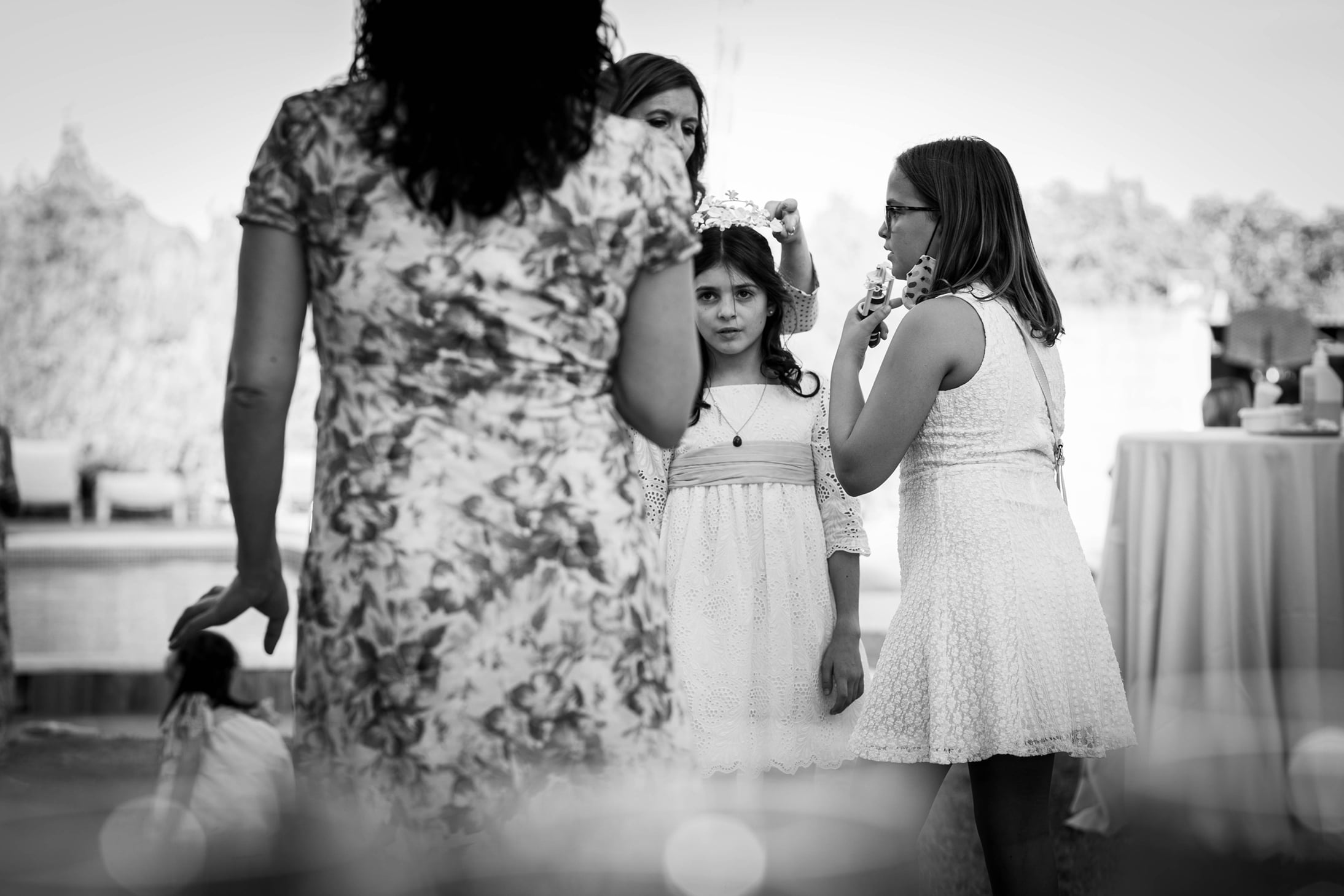 sesion de fotos comunión en palomares del rio niña de comunión