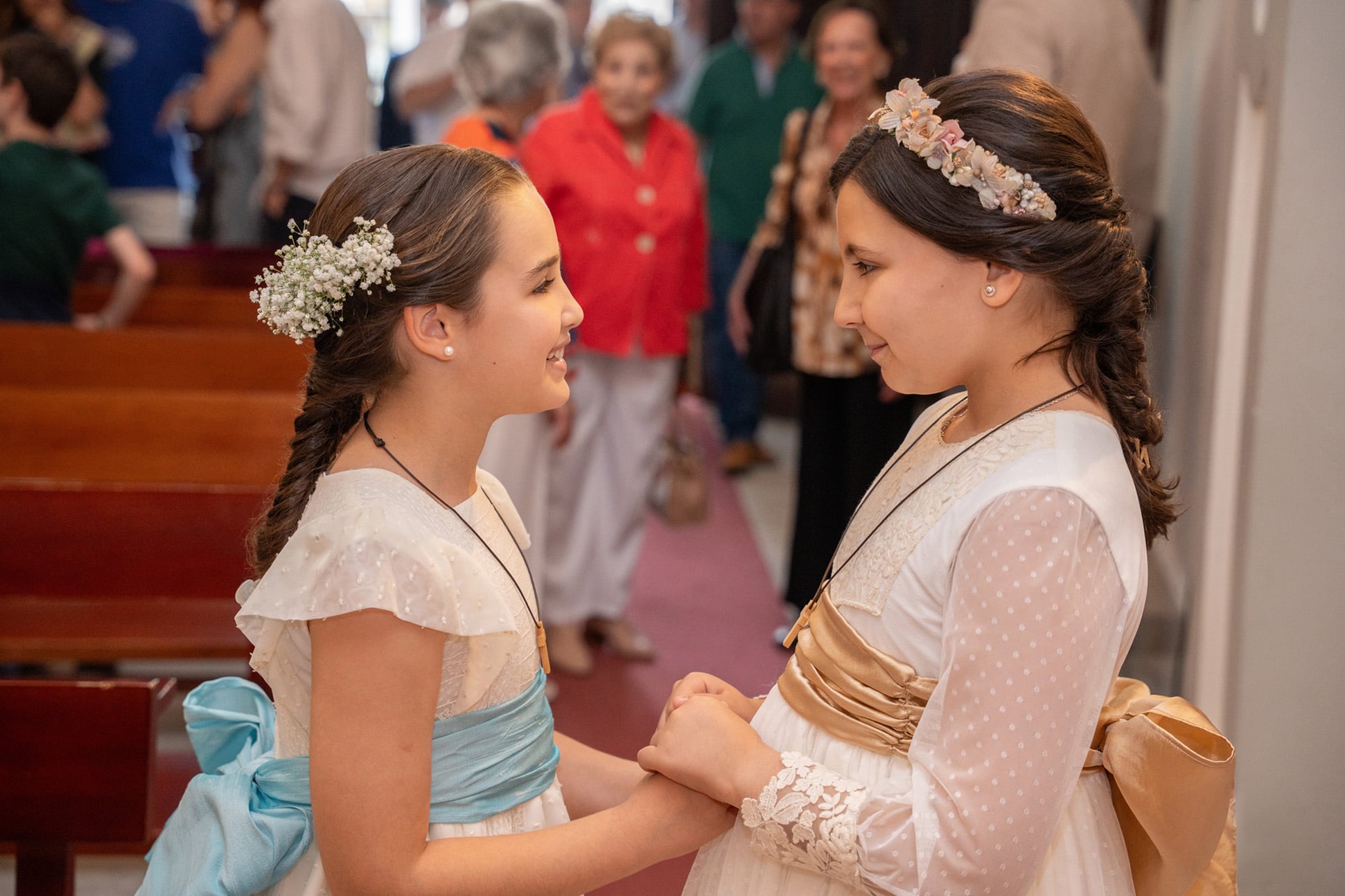 fotografia de comunión en iglesias originales, bonitas y que seno sean cutres