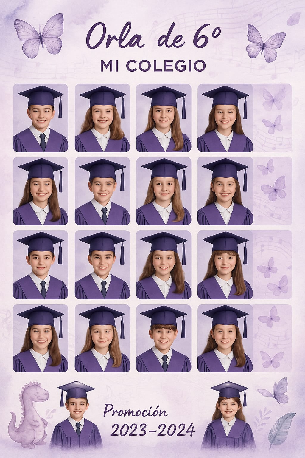 Fotos creativas de niños y profesores para calendarios escolares en Sevilla, Gelves y Palomares del Río - Érase una vez la luz Fotoeventos
